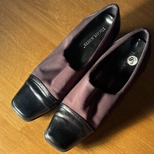 Black and Purple Women's Heels